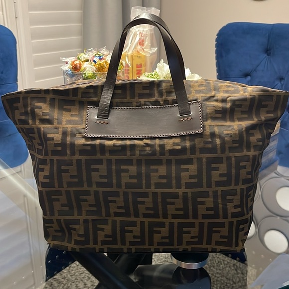 FENDI Zucca Canvas Hand Bag - Picture 2 of 8